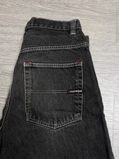 Vintage Y2K Southpole Jorts Mens Sz 34 Black Baggy Denim Jean Shorts 13 Inseam