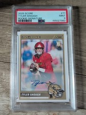 2025 Score - Rookies Tyler Shough #71 Signatures (AU, RC)