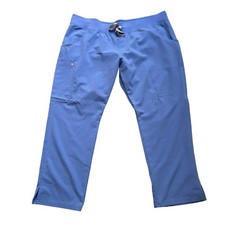 Figs Technical Collection Case Cargo Blue Scrub Pants Size XXL-Petite