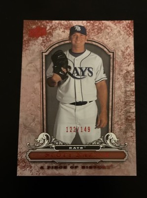 2008 Upper Deck A Piece of History - Scott Kazmir #90 Red /149 Rays