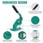 Yescom Grommet Tool Kit #0/#2/#4 Die 4900pcs Eyelets Hole Puncher Press Machine — photo 6