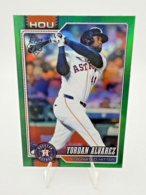 2026 Topps Series 2 Yordan Alvarez Green HoloFoil #/99 #468 Houston Astros