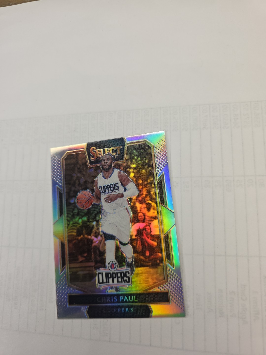 2016-17 Panini Select Courtside Silver Prizm Chris Paul #210