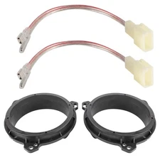 NuIth Door Speakers Adapter with Speaker Wiring Harness Fit for Select 1998-2...