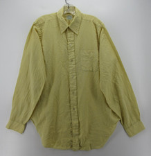 VGT Brooks Brothers Shirt Men 16 1/2 Brooksweave 6 Button Oxford OCBD 60s