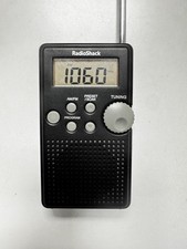 Radio Shack Digital Pocket Radio Portable AM/FM 12-587 1200587 Tested Works