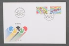 MayfairStamps Finland FDC 1992 Skiing & Swimming Olympics Dual First Day Cover a