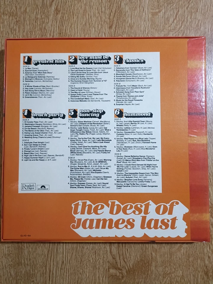 The Best Of James Last Vinyl Record Boxset Collection 6xLP record vinyl like-new - Image 2 of 4