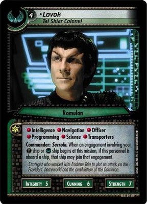 Lovok, Tal Shiar Colonel - Second Edition - Star Trek CCG 2E