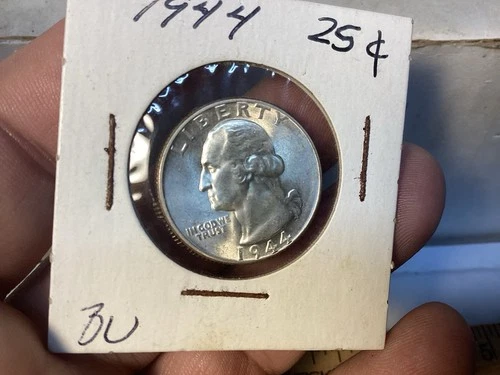 1944-P Silver Washington Quarter BU. NICE COIN