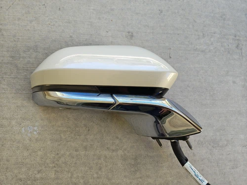 2013-2016 Lincoln MKZ Passenger Right Power Mirror Blind Spot Dune BK Pearl OEM