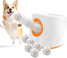 Automatic Dog Ball Launcher, Automatic Ball Thrower for Dogs with 6 ETPU Tennis