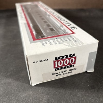 31247 RDC2 NYC M-480 PROTO 1000 HO SCALE BUDD RDC LOCOMOTIVE NEW CENTRAL OPEN