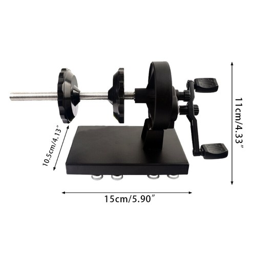 Carrete de línea de pesca negro avanzado bobinadora baitcasting carrete carrete máquina ↑ - Imagen 7 de 8