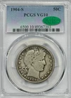 1904-S Barber Half, PCGS VG-10 CAC