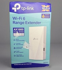 TP-Link AX1800 WiFi 6 Extender Internet Booster, Covers up to 1500 sq.ft RE600X