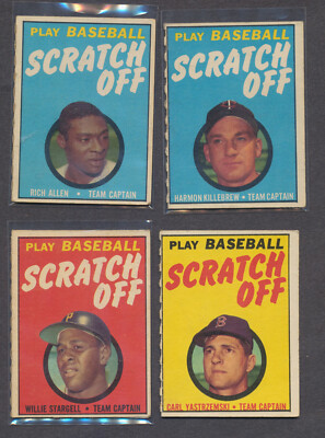 1970 Topps Scratch-)ffs ( 1 -24 ) You Pick  (Aaron, Yas, Stargell, Allen, etc