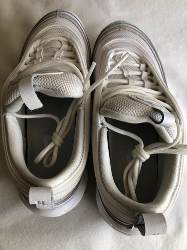 Nike Air Max 97 Women's Sneakers Shoes Size 6 White Leather - Picture 8 of 8