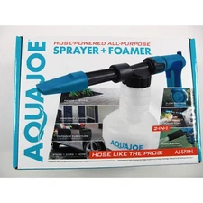 Aqua Joe AJ-SPXN 2-in-1 Hose Powered All Purpose Adjustable Power Sprayer Foamer