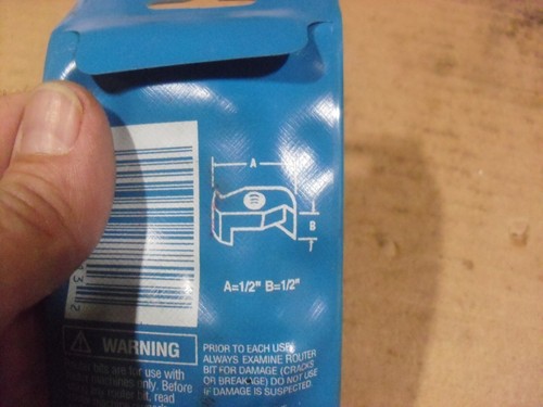 Bosch 1/2" Hinge Mortising Carbide Tipped Bit 85234M - Picture 4 of 4