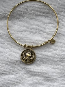 Authentic NWOT Chrysalis Gold Plated Charm Bangle Bracelet