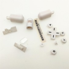 White Button Trigger Hinge Cover D-Pad A B X Y Set For Nintendo DS Lite DSL NDSL