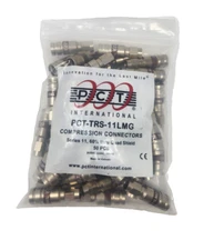 PCT TRS 11 LMG COMPRESSION CONNECTOR (Qty 50)