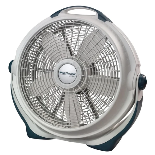 Lasko Wind Machine 3300 20 In 3 Speed Cooling Pivoting Head Floor Fan Gray, New - Picture 3 of 10