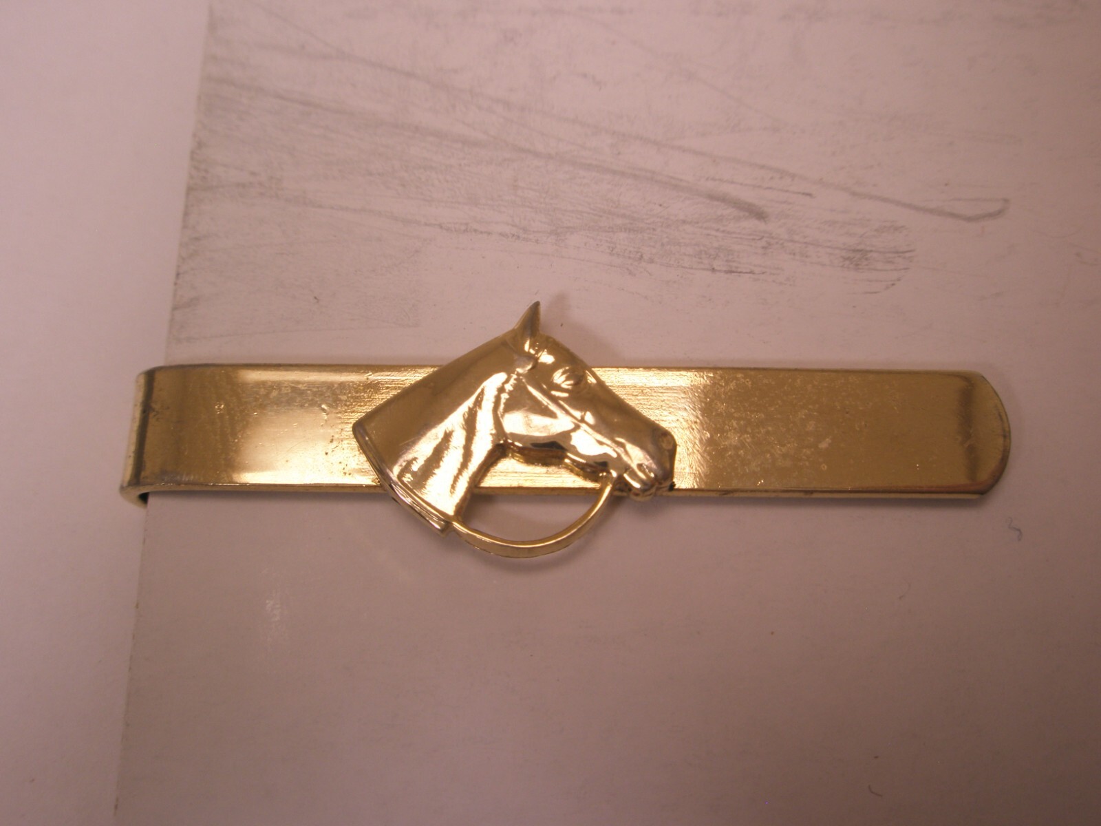 Horse Head Vintage SMALL Tie Bar Clip animal