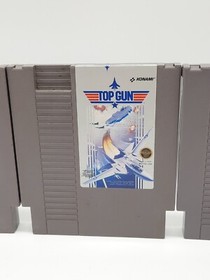 LOT OF 3 Rad Racer, Top Gun & Mickey Mousecapade. NES Nintendo Game Authentic