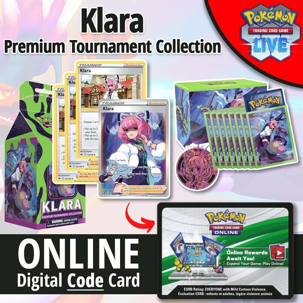 Klara Premium Tournament Collection Pokemon TCG Live/Online Klara Premium Tournament Collection Pokemon TCG Live/Online