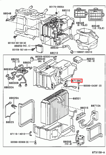 Genuine Toyota LandCruiser 80 Series HDJ Heater Fan Blower Motor Speed Resistor - Picture 12 of 14