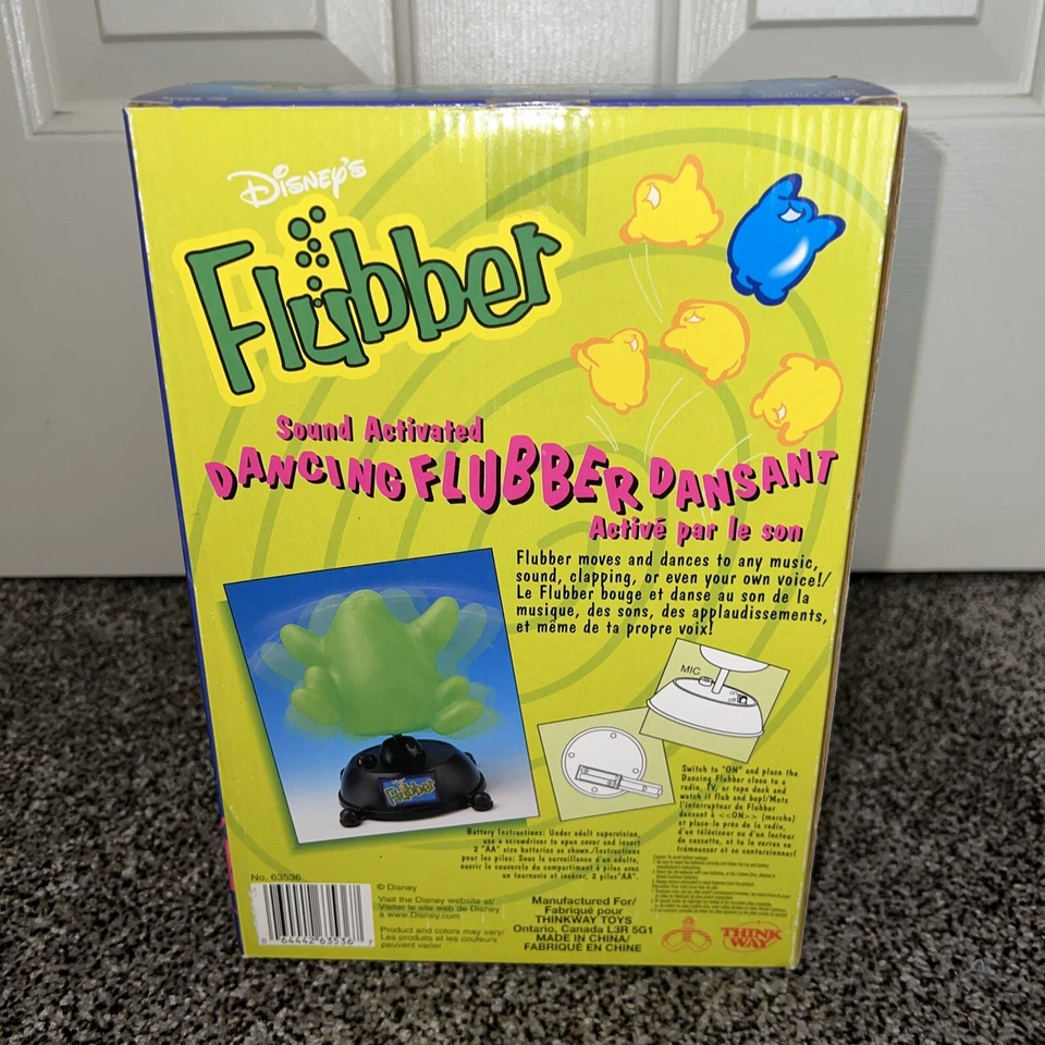 Juguete Thinkway Toys Dancing Flubber años 90 con caja Disney Foto 3 de 4