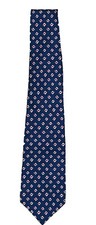 Lauren Ralph Lauren Neck Tie Mens Blue Red Silk Cool Dress Print USA