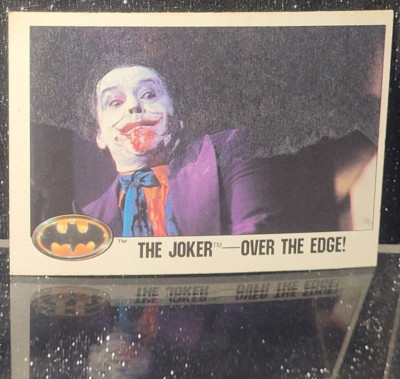 BATMAN CARD 129 THE JOKER - OVER THE EDGE I COMBINED SHIPPIN. BY MUST GO SHOPPIN