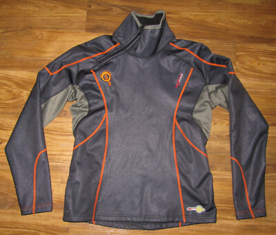 A-Pro Hot Life Women's 1/4-Zip Motorcycle Jacket, Black, Polyester, Size L, EUC