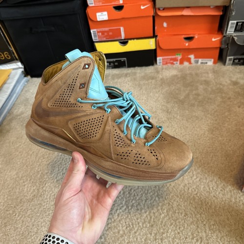 Size 10 - Nike LeBron 10 Lifestyle 2013 Hazelnut