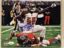 Shaquil Barrett Signed Tampa Bay Buccaneers 8x10 Photo JSA