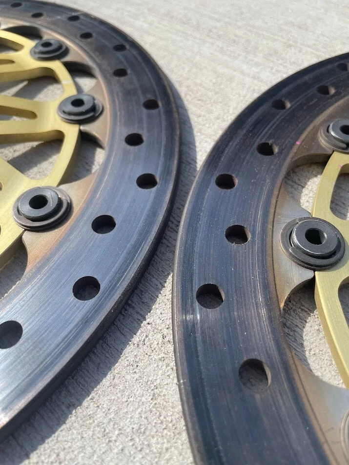 Ducati 305mm Brembo SuperSport Front Brake Discs 6-Bolt Pattern 15mm Offset - Image 2 of 4