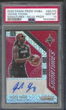 JACKIE YOUNG 2020 PANINI PRIZM WNBA MOJO PRIZM AUTO /25 PSA 10 GEM MINT POP 2