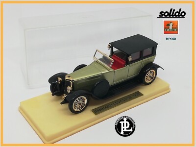 vintage 1965 SOLIDO Golden Age n°140 - PANHARD LEVASSOR LANDAULET 1925 - gold 1/43