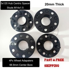 4Pc 5x120 Hub Centric Wheel Spacers 20mm For 2020 & Newer Chevrolet Corvette C8