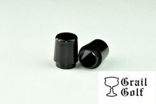 GRAIL GOLF NEW PREM BLACK "COLLARED" WOOD FERRULES .350 .50" .500OD QUALITY LOT