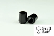 GRAIL GOLF NEW PREM BLACK "COLLARED" WOOD FERRULES .350 .50" .500OD QUALITY LOT