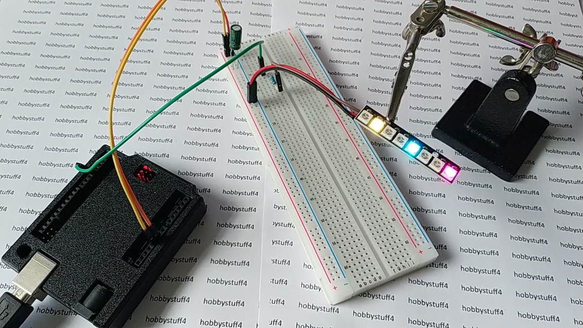 Schede Di Sviluppo - NeoPixel Stick Con LED 8 WS2812 5050 RGB - Foto 7