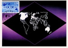 MAXIMAPHILIE CARTE MAXIMUM PREMIER JOUR / OCDE 1990 PARIS
