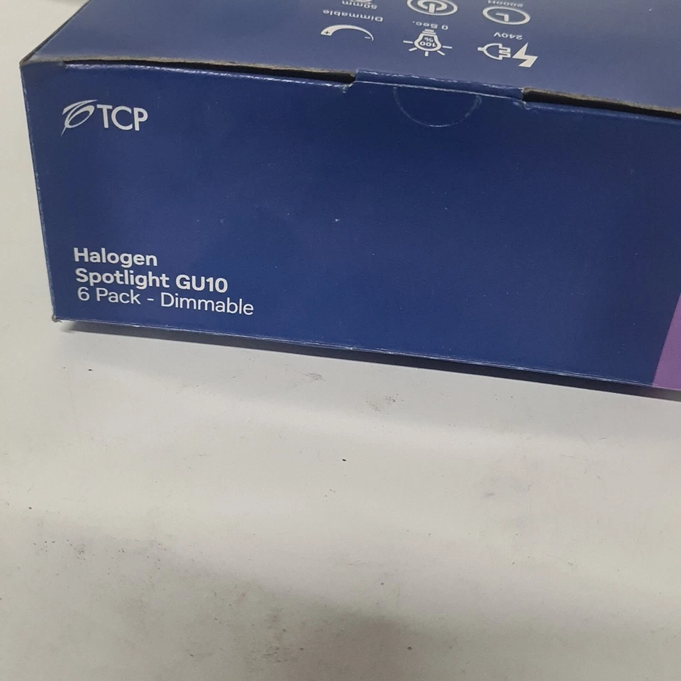 6x GU10 Dimmable Spotlight - Homebase 40w=50w 300Lm 1000h Life - Warm White - Image 3 of 4