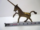 solid brass unicorn figurine — photo 3