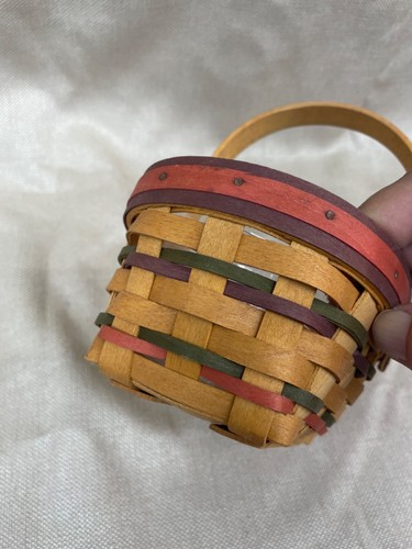 Longaberger 1997 Small Easter Basket No Liners Basket Only - Picture 8 of 14