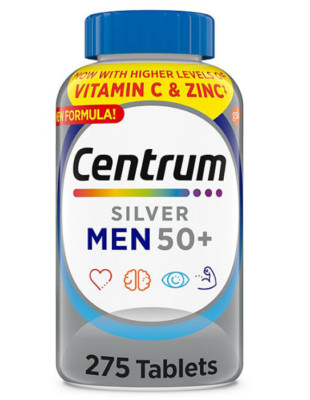 ''Centrum Silver Men's 50+ Multivitamin Tablets - 275 ct.''